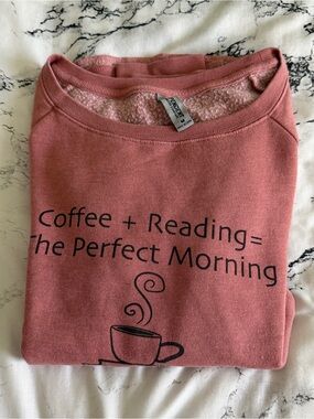 Etsy | Coffee & Reading Sweatshirt